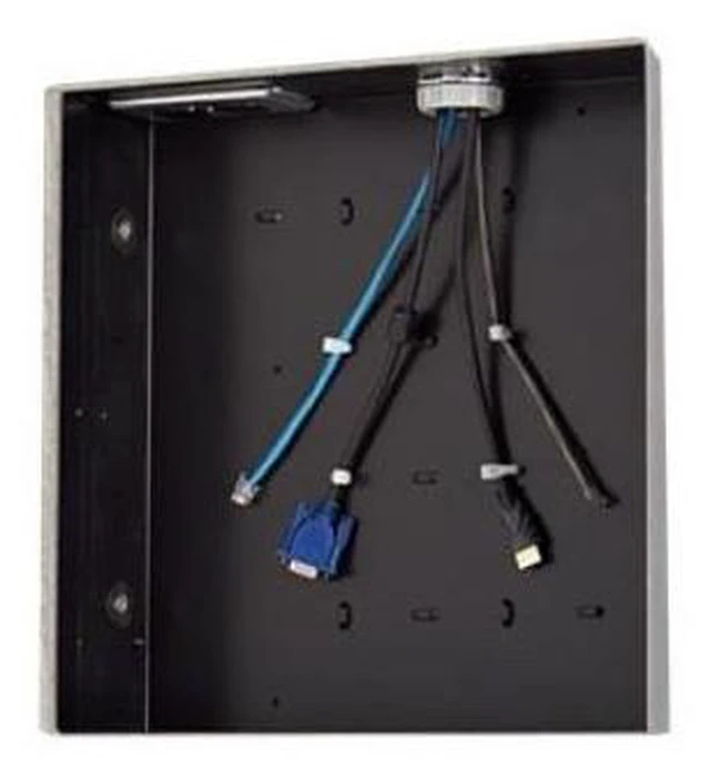 Alt view image 7 of 11 - Chief PAC526 Storage Box For Audio/Video Components - Black - In-Wall Mounted - For Fusion Mtm3029, Mtm3241; Large Fusion Portrait Tilt Wall Mount Ltmpu; Thinstall Ts525
