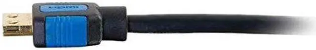 Alt view image 2 of 7 - C2G 29680 4K UHD High Speed HDMI Cable with Gripping Connectors (60Hz) Black (15 Feet, 4.57 Meters)