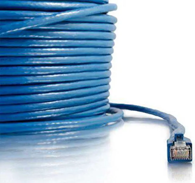 Alt view image 8 of 15 - C2G 43169 100FT CAT6 SNAGLESS SOLID SHIELDED ETHERNET NETWORK PATCH CABLE - BLUE