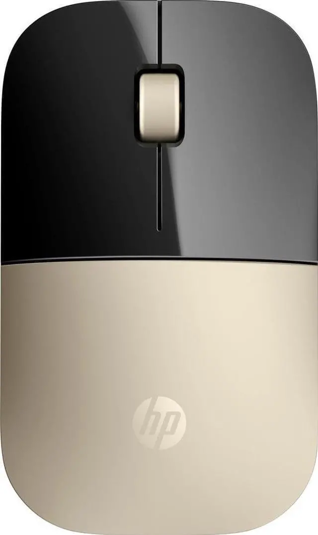 Alt view image 2 of 15 - HP Z3700 2.4GHz Wireless Mouse Gold/Black (X7Q43AA#ABL)