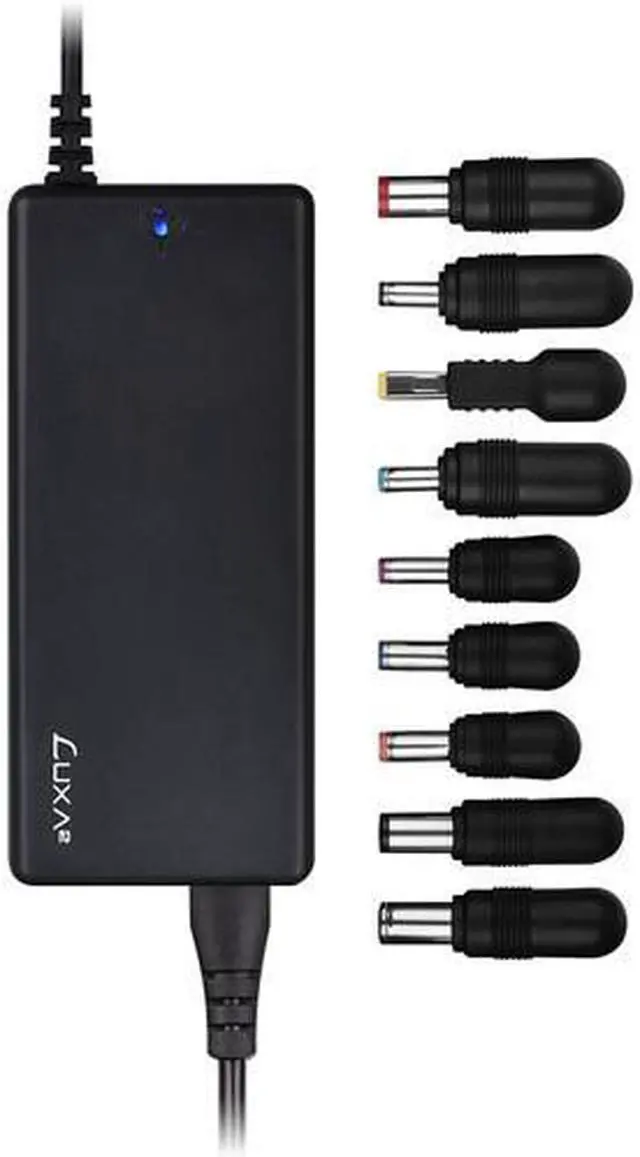 Alt view image 5 of 15 - LUXA2 PO-ULA-PC90BK-00 EnerG Bar 90W Universal Laptop Charger