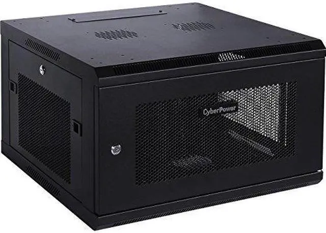 Alt view image 6 of 17 - CyberPower CR6U61001 6U Carbon Wall Mount Enclosure