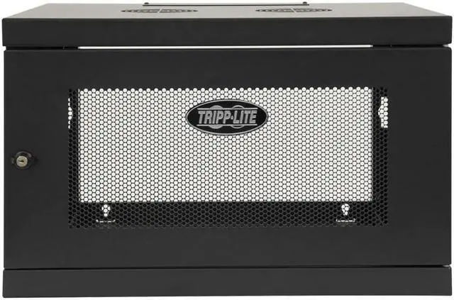 Alt view image 6 of 20 - Tripp Lite 6U Wall Mount Rack Enclosure Server Cabinet, Knock Down, 16.5" Deep, Switch Depth (SRW6UKD)