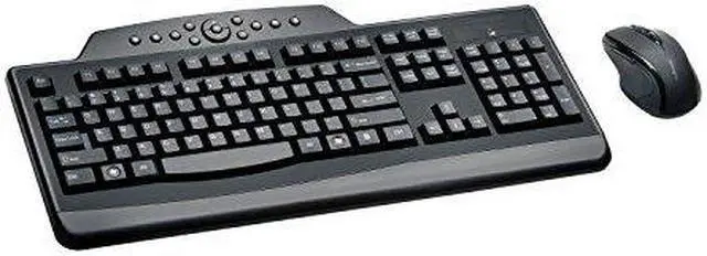 Alt view image 9 of 13 - Kensington Black Proprietary Interface RF Wireless Standard Wireless Media Desktop Set