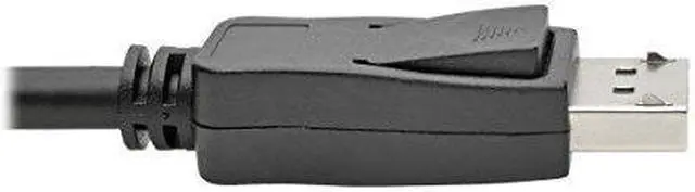 Alt view image 7 of 20 - Tripp Lite P579-003 3 ft. Black DisplayPort Extension Cable with Latch, 4K x 2K (3840 x 2160) @ 60 Hz, HDCP 2.2 (M/F) Male to Female