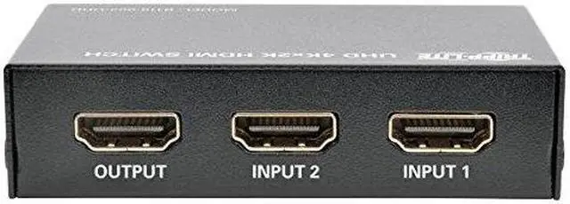 Alt view image 5 of 20 - Tripp Lite 2-Port HDMI Switch for Video and Audio, 4K x 2K UHD @ 60 Hz (HDMI F/2xF) with Remote Control (B119-002-UHD)