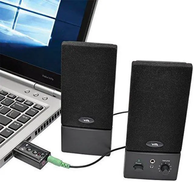 Alt view image 3 of 19 - Tripp Lite U237-001 USB External Sound Card Microphone Speaker Virtual 7.1 Channel