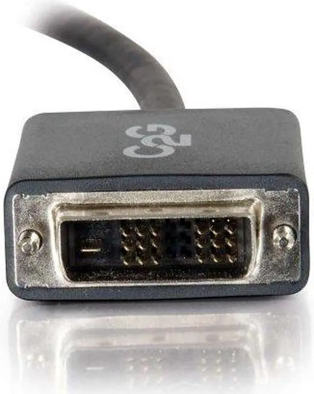 Alt view image 5 of 18 - C2G 6ft DisplayPort to DVI Adapter Cable - M/M - DisplayPort/DVI-D for Notebook, Monitor, Desktop Computer, Video Device - 6 ft - 1 x DisplayPort Male Digital Audio/Video - 1 x DVI-D (Single-Link) ...