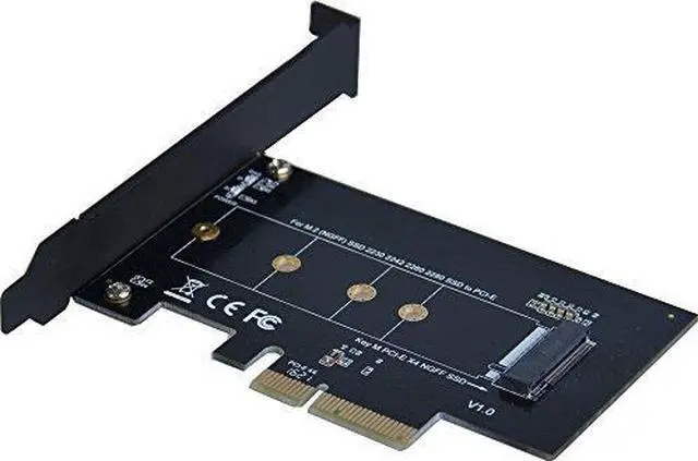 Alt view image 3 of 20 - ADDS ONE M.2 PCIE SSD (M KEY, NVME, AHCI) TO YOUR PCIE EQUIPPED DESKTOP COMPUTER