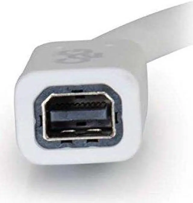 Alt view image 3 of 10 - C2G 54414 Mini DisplayPort Extension Cable M/F - Digital Audio Video, White (6 Feet, 1.82 Meters)