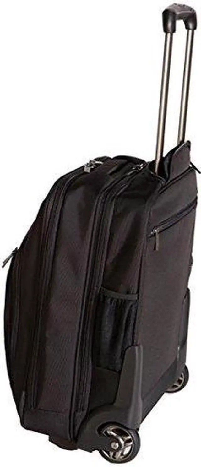 Alt view image 6 of 18 - Codi Mobile max Carrying Case (Roller) for 17.3" Travel Essential - Black - Nylon - 18.5" Height x 13.8" Width x 9" Depth
