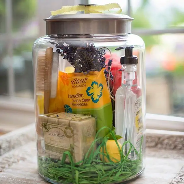 Alt view image 4 of 11 - 2.5 Gallon Montana Jar with Brushed Aluminum Metal Cover. Clear 95507