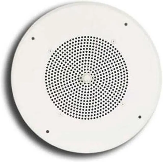 Alt view image 6 of 11 - Bogen Ceiling Speaker, 4 - 1/8 Watt, 25/70V AC, 8" Diameter, Off White