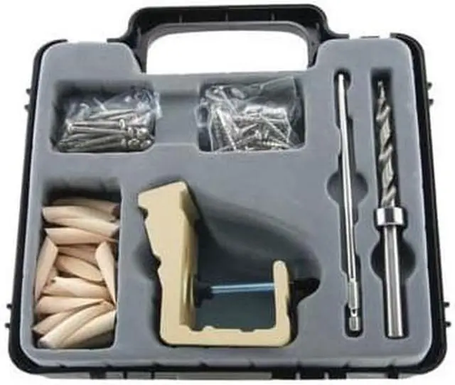 Alt view image 5 of 10 - General Tools 850 Ez Pro Deluxe Pocket Hole Jig Kit