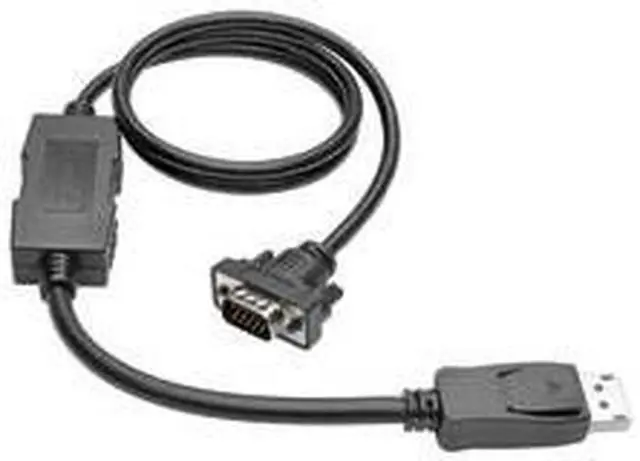 Main image of Tripp Lite P581-010-VGA-V2 10 ft. DisplayPort 1.2 to VGA Active Adapter Cable, DP with Latches to HD15 (M/M), 1920x1200/1080p