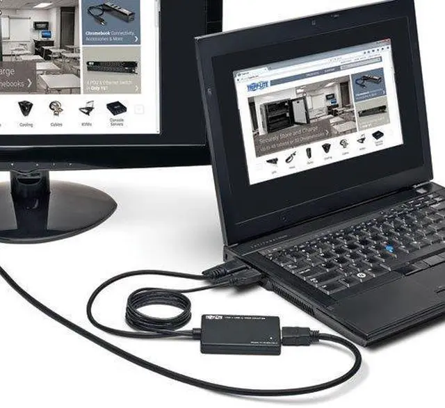 Alt view image 5 of 12 - Tripp Lite P116-003-HD-U VGA to HDMI Converter/Adapter with USB Audio and Power, 1080p