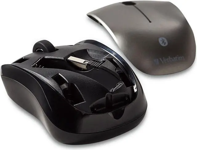 Alt view image 6 of 20 - Verbatim 98590 Black 1 x Wheel Bluetooth Wireless Optical Mouse