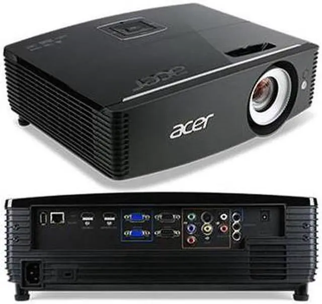 Alt view image 2 of 14 - Acer P6500 1920 x 1080, 5000 lumens, 20,000:1 Contract Ratio, HDMI Input, Home Theater Projector