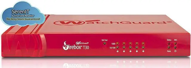 Main image of WatchGuard WGT30001-US Firebox T30 WatchGuard Firebox T30 and 1-yr Standard Support (US)