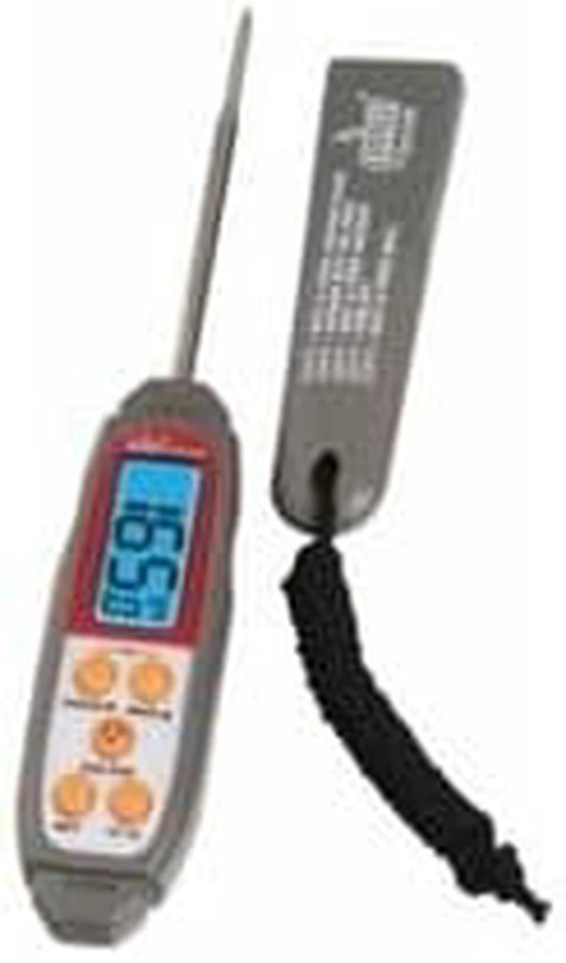Alt view image 4 of 11 - Taylor Grillworks Waterproof Digital Instant Read Thermometer, Red