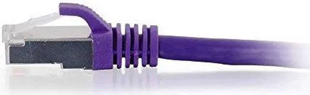 Alt view image 2 of 8 - C2G 00909 Cat6 Cable - Snagless Shielded Ethernet Network Patch Cable, Purple (15 Feet, 4.57 Meters)