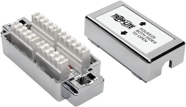 Alt view image 3 of 15 - TRIPP LITE N237-001-SH Cat5e/6 Shielded Surface-Mount Junction Box, 110 IDC
