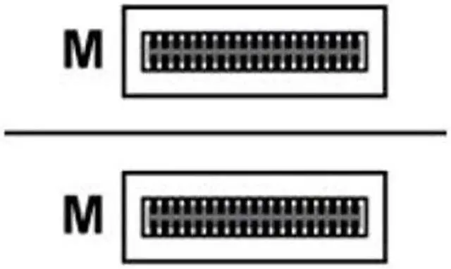 Alt view image 2 of 4 - Lenovo 00MP520 Mellanox - Infiniband Cable - Qsfp28 To Qsfp28 - 2.5 Ft - For P/N: 0724017, 0724020, 0724021, 072403X, 072404X, 072415X, 072416X