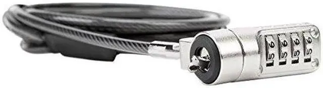 Alt view image 2 of 20 - Targus DEFCON® Trapezoid Serialized Combo Cable Lock - 1 Pack - ASP66GLX-S