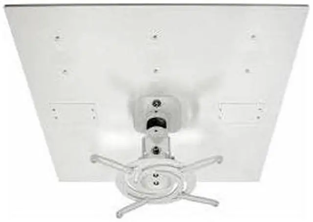 Main image of Amer Mounts AMRDCP100KIT Universal Drop Ceiling Projector Mount - Supports up to 30lb load, 360 degree rotation, 180 degree tilt