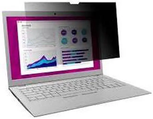 Main image of 3M HC156W9B High Clarity Filter For 15.6 Inch Widescreen Laptop - Notebook Privacy Filter - 15.6 Inch Wide - Black