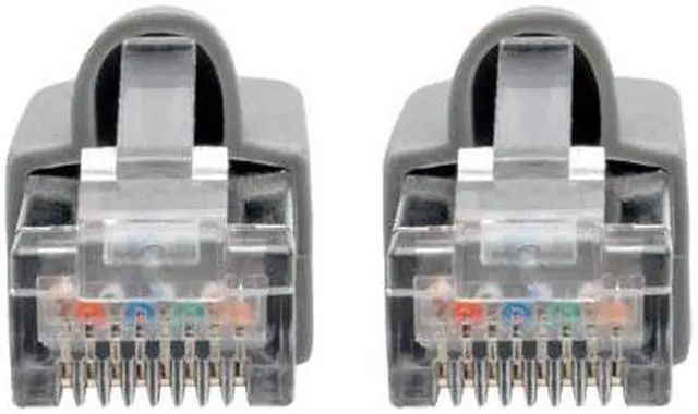 Main image of Tripp Lite N262-001-GY Cat6A 10G-Certified Snagless Shielded Stp Network Patch Cable (Rj45 M/M) , Poe, Gray, 1 Ft. - Patch Cable (Dte) - Rj-45 (M) To Rj-45 (M) - 1 Ft - Stp - Cat 6A - Ieee 802.3Af -