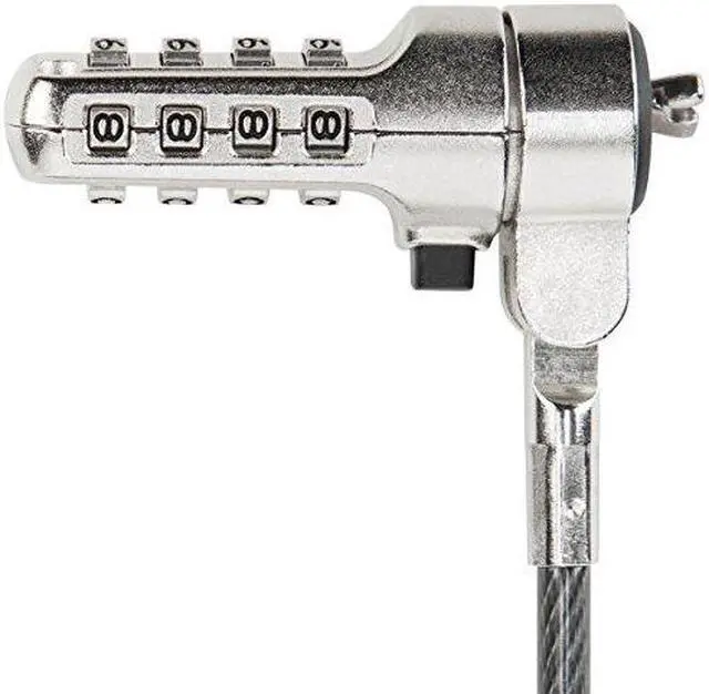Alt view image 3 of 20 - Targus DEFCON® Trapezoid Serialized Combo Cable Lock - 1 Pack - ASP66GLX-S