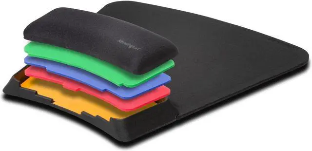Alt view image 2 of 18 - Kensington Smartfit Mouse Pad Stacked With Wrist Support