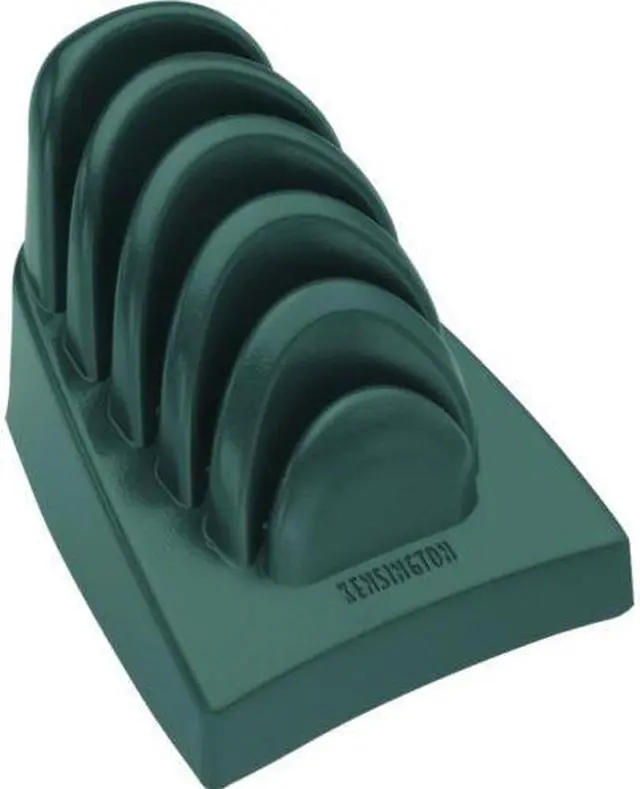 Alt view image 4 of 10 - Kensington InSight Priority Puck Five-Slot Desktop Copyholder Plastic Dark Blue/Gray 62061