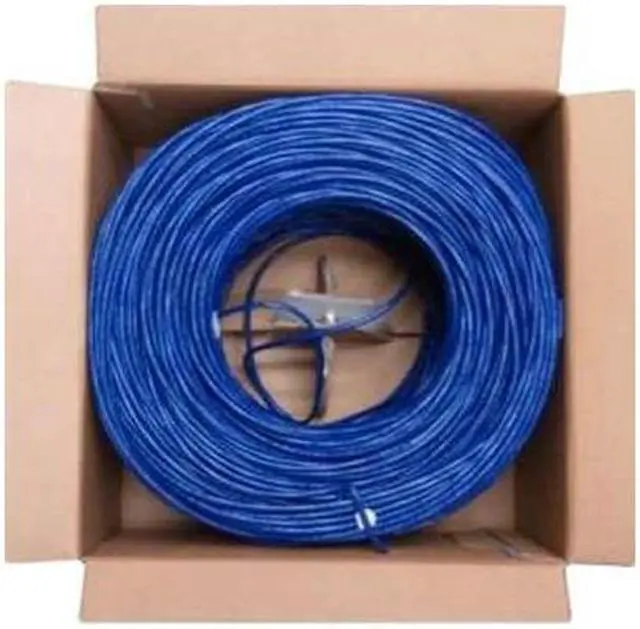 Alt view image 2 of 9 - 4xem 4XCAT61000BL 1000Ft Cat6 Blue 24Awg Network Utp Solid Cable 350Mhz Life Warr