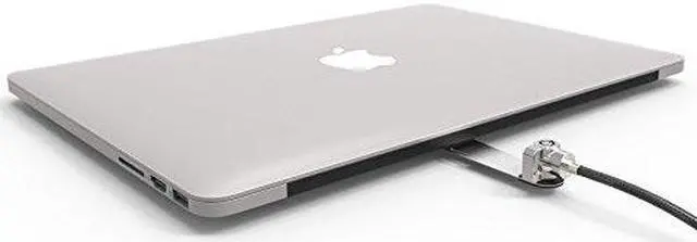 Alt view image 4 of 8 - Compulocks Blade Universal Lock Slot Adapter with Combination Lock Silver