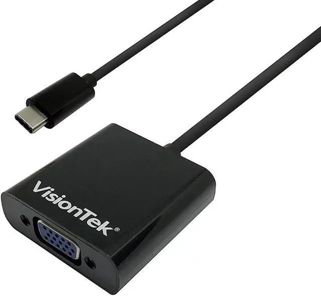 Alt view image 3 of 15 - VisionTek 900818 USB 3.1 Type C to VGA Adapter (M/F)