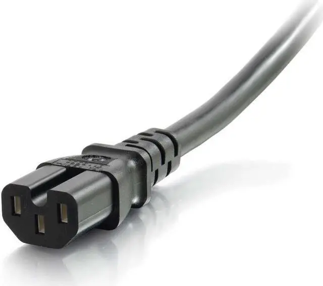 Alt view image 4 of 8 - C2G 10341 14 AWG 250 Volt Power Cord - C14 to C15, TAA Compliant, Black (6 Feet, 1.82 Meters)