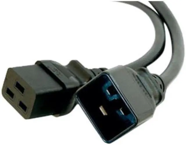 Alt view image 2 of 8 - C2G 10341 14 AWG 250 Volt Power Cord - C14 to C15, TAA Compliant, Black (6 Feet, 1.82 Meters)