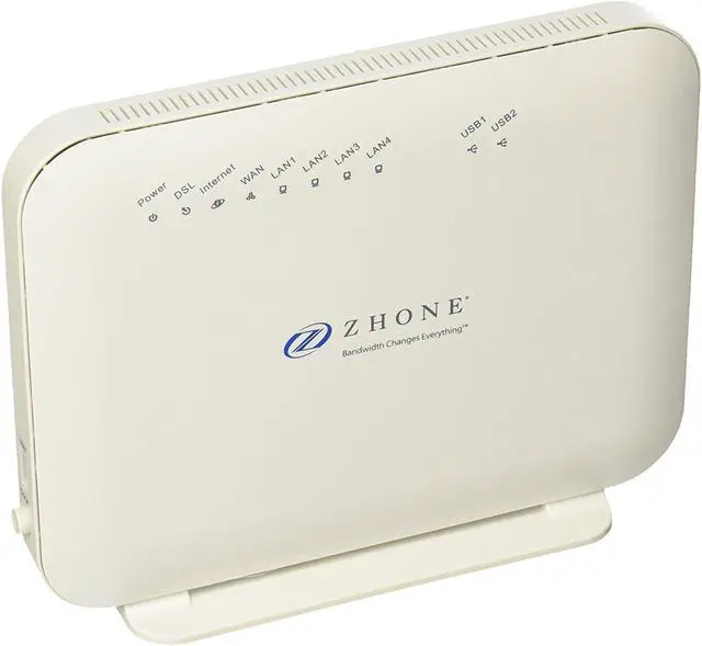 Alt view image 2 of 3 - Zhone 6712-W1 VDSL2/ADSL2+ 4-Port Gateway