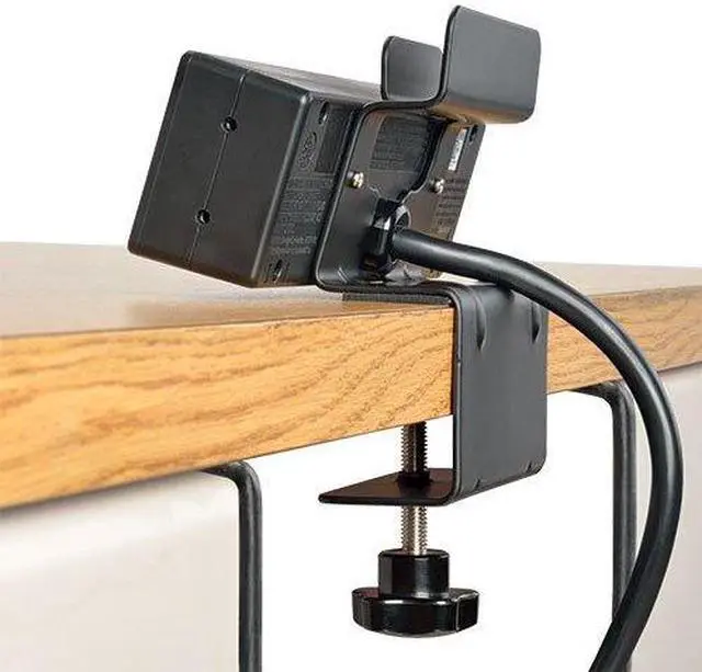 Alt view image 7 of 20 - Tripp Lite Protect It! 3-Outlet Surge Protector with Desk Clamp & 2 USB Ports