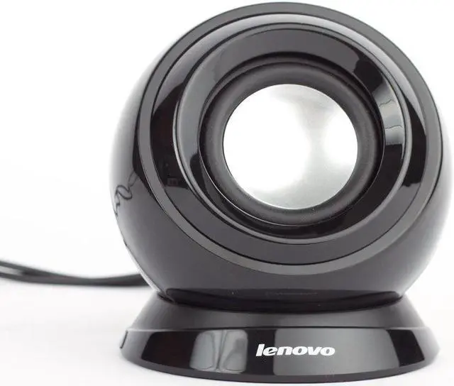 Alt view image 7 of 20 - Lenovo M0520 2.0 Speaker System - 2 W RMS - Black