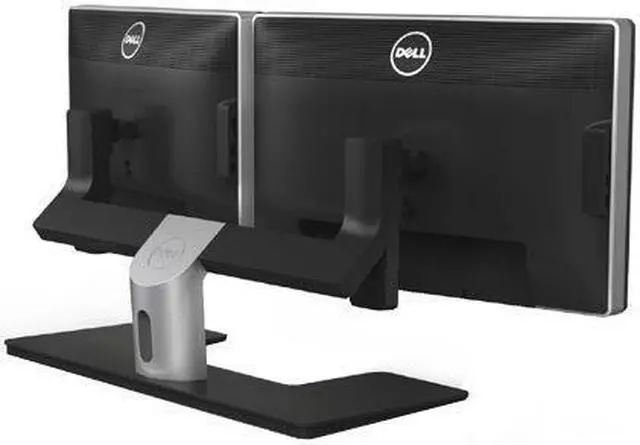 Alt view image 5 of 12 - Dell - 5TPP7 - Dell MDS14 Monitor Stand - Up to 24 Screen Support - 14.30 lb Load Capacity - 8.5 Height x 20.1 Width x 31.1 Depth - Desktop - Metal - Black