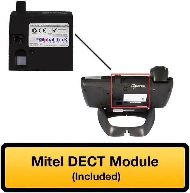 Alt view image 5 of 7 - Integrated DECT Headset (NA), Part# 51305332