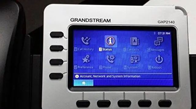 Alt view image 8 of 18 - GRANDSTREAM GXP2140 HIGH-END IP PHONE 4 SIP