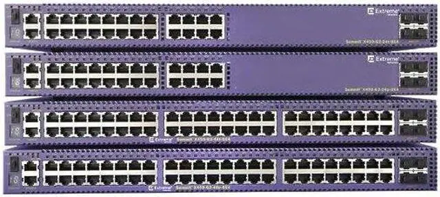 Alt view image 2 of 9 - Extreme Networks Summit X450-G2-48p-GE4 Ethernet Switch