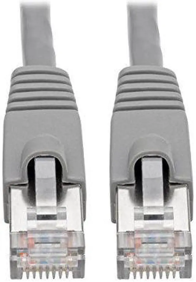 Alt view image 15 of 16 - TRIPP LITE Cat6a Snagless Shielded STP Network Patch Cable 10G Certified, PoE, Gray, RJ45 M/M 7' (N262-007-GY)