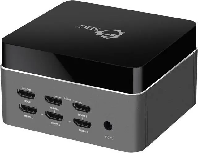 Alt view image 8 of 20 - SIIG CE-H22S11-S1 Share One Uhd 4K Hdmi Display Between Five Uhd 4K Hdmi Sources With Ir Remote Co