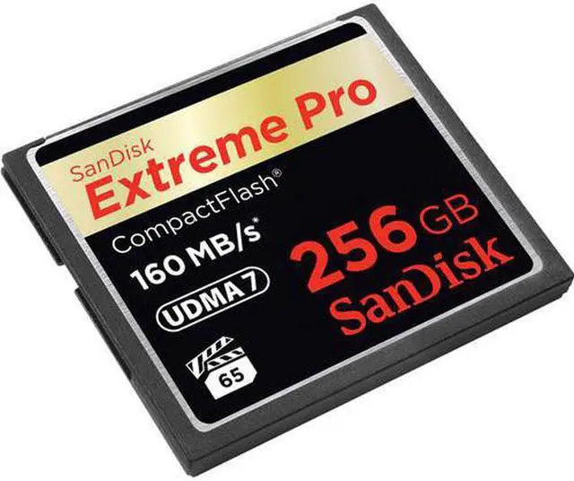 Alt view image 7 of 20 - SanDisk 256GB Extreme Pro CompactFlash Memory Card (160MB/s)