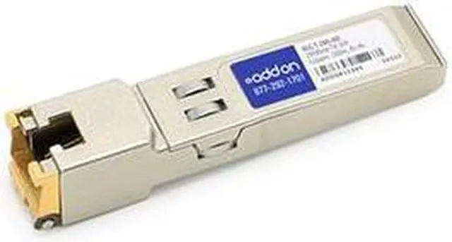 Main image of Addon Cisco Glc-T-10G Compatible Taa Compliant 100/1000/10000Base-Tx Sfp+ Transceiver (Copper 30M Rj-45)